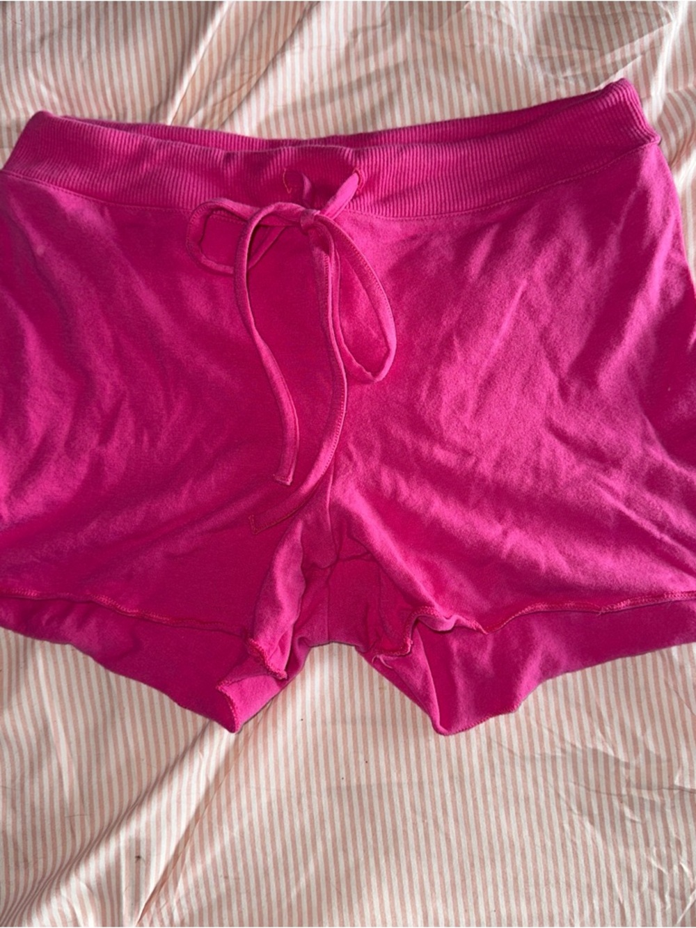 SKIMS Hot Pink Drawstring Lounge Shorts